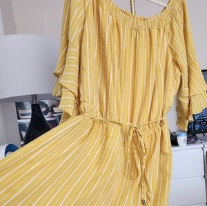 City Chic Stripe Dress